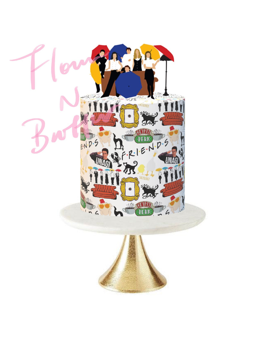 Edible Icing Cake Wrap - Friends TV Series Cake Wrap Icing Sheet ...